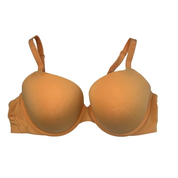 Victoria's Secret Orange t-shirt push-up full coverage Bra 36DD - Picture 1 of 11